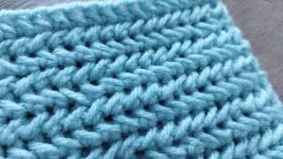 Herringbone single crochet stitch  How to crochet [upl. by Elenore]