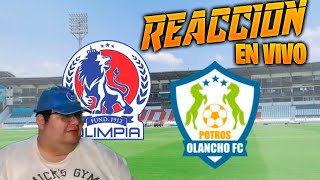 Olimpia Vs Olancho FC  Reacción en vivo Liga nacional [upl. by Eilahtan652]