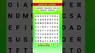 SOLO UN GENIO hace esta Sopa de Letras  sólo el 20 Pueden Resolver esta SOPA DE LETRAS [upl. by Rehprotsirhc]