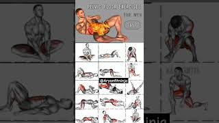 Pelvic floor workout for men 🔥Home workout pelvicmuscles homeworkout viral shorts fitness [upl. by Glenda116]