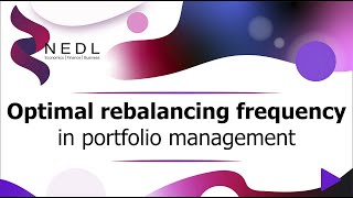 Optimal rebalancing frequency in portfolio management Excel [upl. by Thomajan]