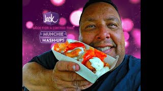 Jacks New 3 H’Angry Chicken Hash Munchie MashUp Review [upl. by Yenffad741]