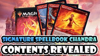 Signature Spellbook Chandra Cards Revealed  MTG Product Breakdown [upl. by Mallon]