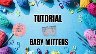 baby mittens crochet for new baby born handmade crochet mittens for babies [upl. by Eanod]