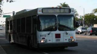 1995 NewFlyer D40LF  Long Beach Transit 9413 [upl. by Ellenej]