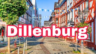 Dillenburg Germany 🇩🇪 Walking Tour 4K Video [upl. by Marika]