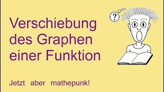 Verschiebung des Graphen einer Funktion [upl. by Papotto596]