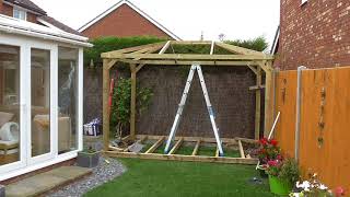 Gazebo Build With Deck  Ashford Kent [upl. by Eiznikcm]