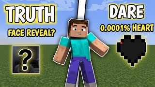 Minecraft Par Truth OR DareNahi To FACE REVEAL🤫😲Minecraftminecraft technogamerz gaming [upl. by Nileek]