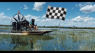 Airboat drag races at lake cypress 92521 [upl. by Beaufort113]