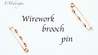 Wirework brooch pin [upl. by Mittel]