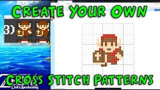 How To Create Your Own Cross Stitch Pattern [upl. by Zolner]