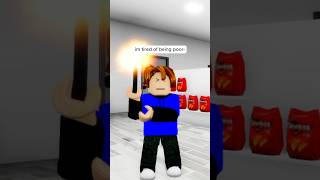 BACON GOES TO ROBBERY BECAUSE HE IS POOR IN ROBLOX BUT THEN [upl. by Stinson]