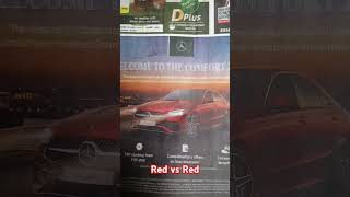 Red vs Redtrending automobile streetsofindia funny newspaper shorts viralvideo chappal red [upl. by Cusack]