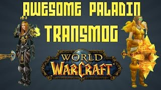 Awesome Paladin Transmog Sets  WoW [upl. by Janene]