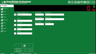 Weighbridge software SmartBridge how to connect to a weight indicator [upl. by Doowron]