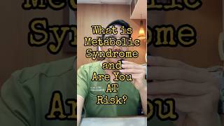 Are You At Risk of Metabolic Syndrome diabetes highcholesterol obesity metSyn docgerrytan [upl. by Haimorej]