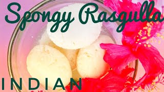 Spongy Rasgulla  indian recipe  Punjabi  sweets  by Desi Foodies [upl. by Ebner]