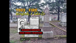 FIREFIGHTER KILLED 1903 WEINSTOCKS FIRE [upl. by Jepson]