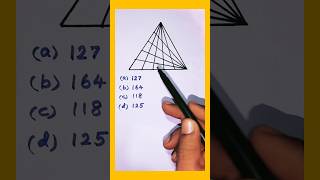 counting figures  counting triangles shorts maths figurecountingreasoning countingfigures [upl. by Haven]