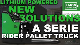 A Serie Rider Pallet Truck Lithium Batterien [upl. by Rezzani]