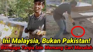 Kunci Motosikal Pakistan Kena Campak  Ditanya Lesen Jawab ‘Belum Buat’ Tapi Nak Berniaga Sakan [upl. by Ehtyaf]