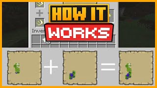 🟨 HOW to use the CARTOGRAPHY TABLE in Minecraft JAVA BEDROCK MCPE Switch [upl. by Hearn]