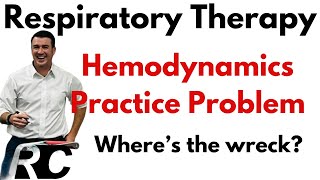 Respiratory Therapy Hemodynamics Practice Question [upl. by Skutchan]