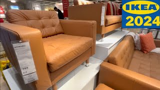 IKEA SOFA ARMCHAIR SECTIONALS 2024 SPRING IN STORE WALKING [upl. by Arrej]