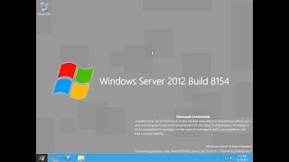 Taking a look at Windows Server 2012 Build 8154 [upl. by Enimsay]