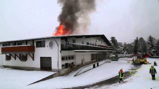 Großbrand in Wohn und Geschäftshaus in Schwandorf [upl. by Arne854]