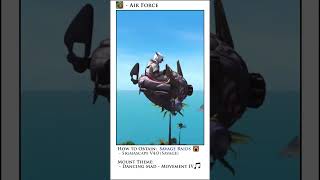 FFXIV Mounts Air Force [upl. by Vernor]