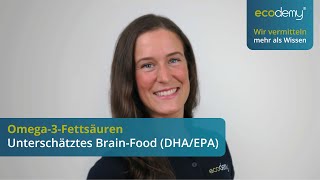 Omega3Fettsäuren  Unterschätztes Brain Food DHAEPA vegan vegetarisch omnivor [upl. by Sokil]