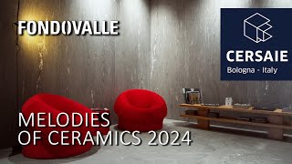 Fondovalle porcelain stoneware novelties at Cersaie 2024 in Bologna [upl. by Rooney]