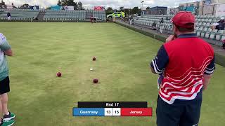 European Championships Session 7 Gents Singles  Jersey vs Guernsey [upl. by Hudis120]