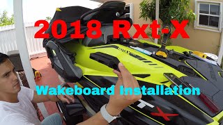 2018 RxtX Wakeboard Rack Install [upl. by Nrojb]