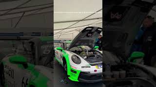 Porsche 911 carerra track car garage at Brands Hatch race track [upl. by Ares]