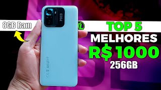 5 CELULARES para JOGOS até 1000 Reais 2024 BOM e BARATO [upl. by Alyt345]