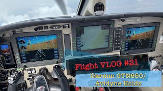 Garmin GTN650 Hold with Avidyne PA46 Mirage New Page Aviation FLIGHT VLOG 21 [upl. by Pettiford519]