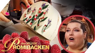 Promis geben sich die Kante Senkrecht stehender Kuchen  Aufgabe 3  Das große Promibacken  SAT1 [upl. by Barn763]