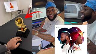 Davido Throw Biggest Shot for Grammy Awards as he Drop new Song with Angelique Kidjo Joy [upl. by Adnilab]