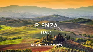 Pienza  Val dOrcia valley Tuscany  Italy  Walking Tour in 4K 2019 [upl. by Kevin]