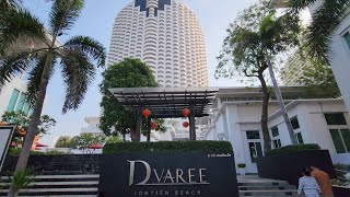 D Varee Jomtien beach Pattaya Thailand hotel dvaree walking tour review pool beach surroundings [upl. by Bakki]