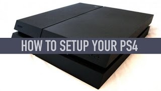 How to set up a PlayStation 4 [upl. by Nosaes]