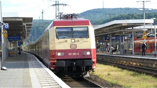 AKESonderzug in Koblenz Hbf mit 101 001 [upl. by Htabazile76]