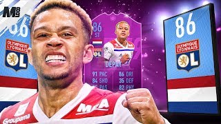 FIFA 19 SBC DEPAY REVIEW  86 SBC DEPAY PLAYER REVIEW  FIFA 19 ULTIMATE TEAM [upl. by Raybourne]