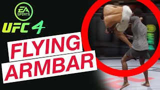 EA SPORTS UFC 4 FLYING SUBMISSIONS GUIDE EASY [upl. by Akihsan]