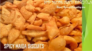 Spicy Diamond cuts recipe  Spicy Maida biscuit in Tamil  How to make Maida Kara Biscuits [upl. by Burdelle]