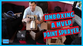 Unboxing a QTech 5 HVLP paint sprayer [upl. by Tuchman87]