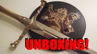 JAIME LANNISTERS SWORD from VALYRIAN STEEL  UNBOXING [upl. by Hsirk616]